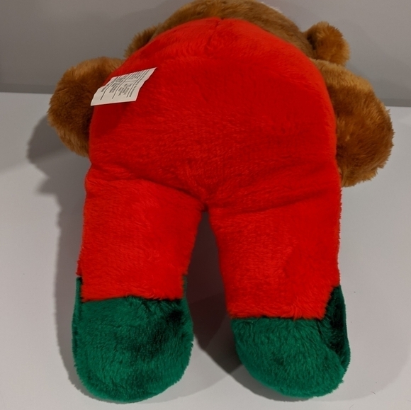 VINTAGE plush Christmas teddy bear - Picture 7 of 10